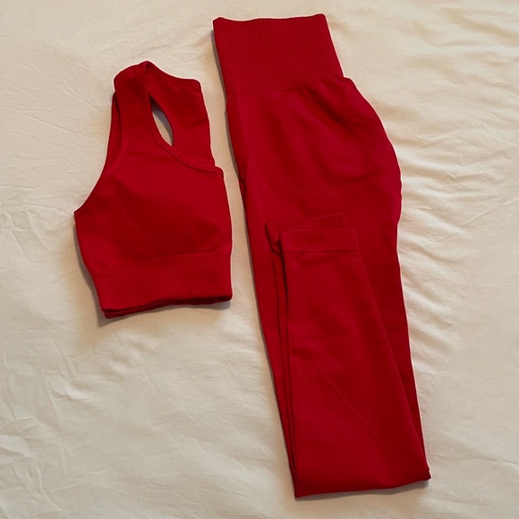 Red Workout Set - Picture 3 of 3
